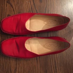 Tod's Red  Loafer